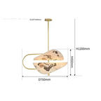 BLUE MODERN BRASS PENDANT LIGHT | CLFTAKI551