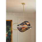 BLUE MODERN BRASS PENDANT LIGHT | CLFTAKI551