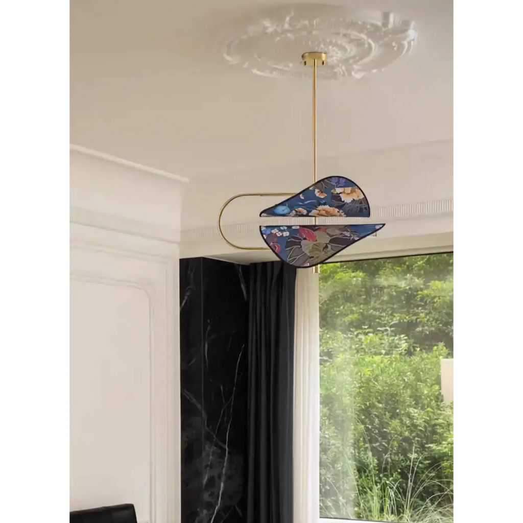BLUE MODERN BRASS PENDANT LIGHT | CLFTAKI551