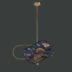 BLUE MODERN BRASS PENDANT LIGHT | CLFTAKI551
