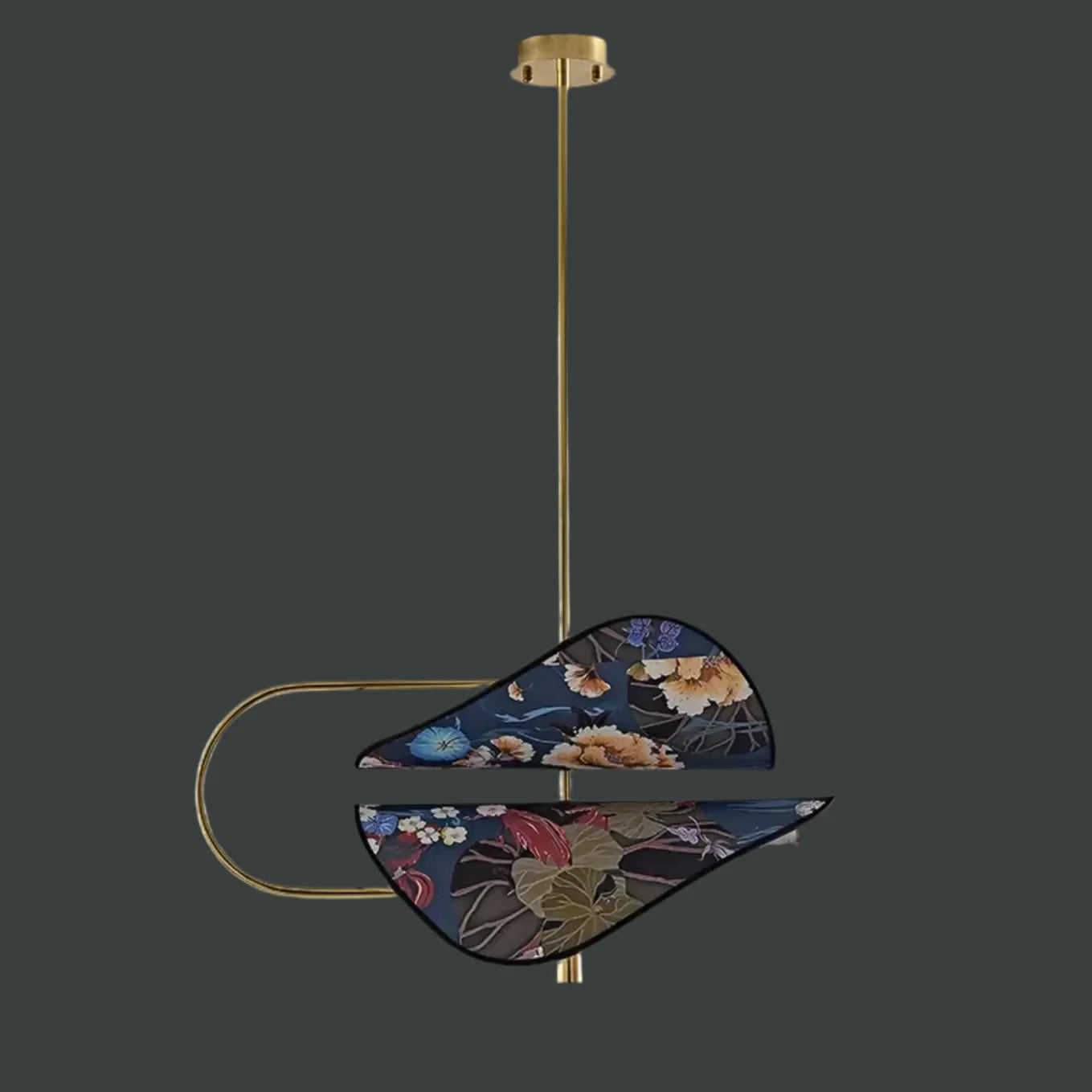 BLUE MODERN BRASS PENDANT LIGHT | CLFTAKI551