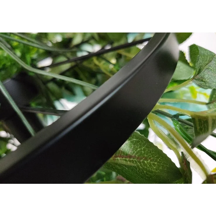 BLUE ROSES ON GREEN VINES PENDANT LAMP