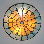 BLUE TIFFANY CEILING LAMPS