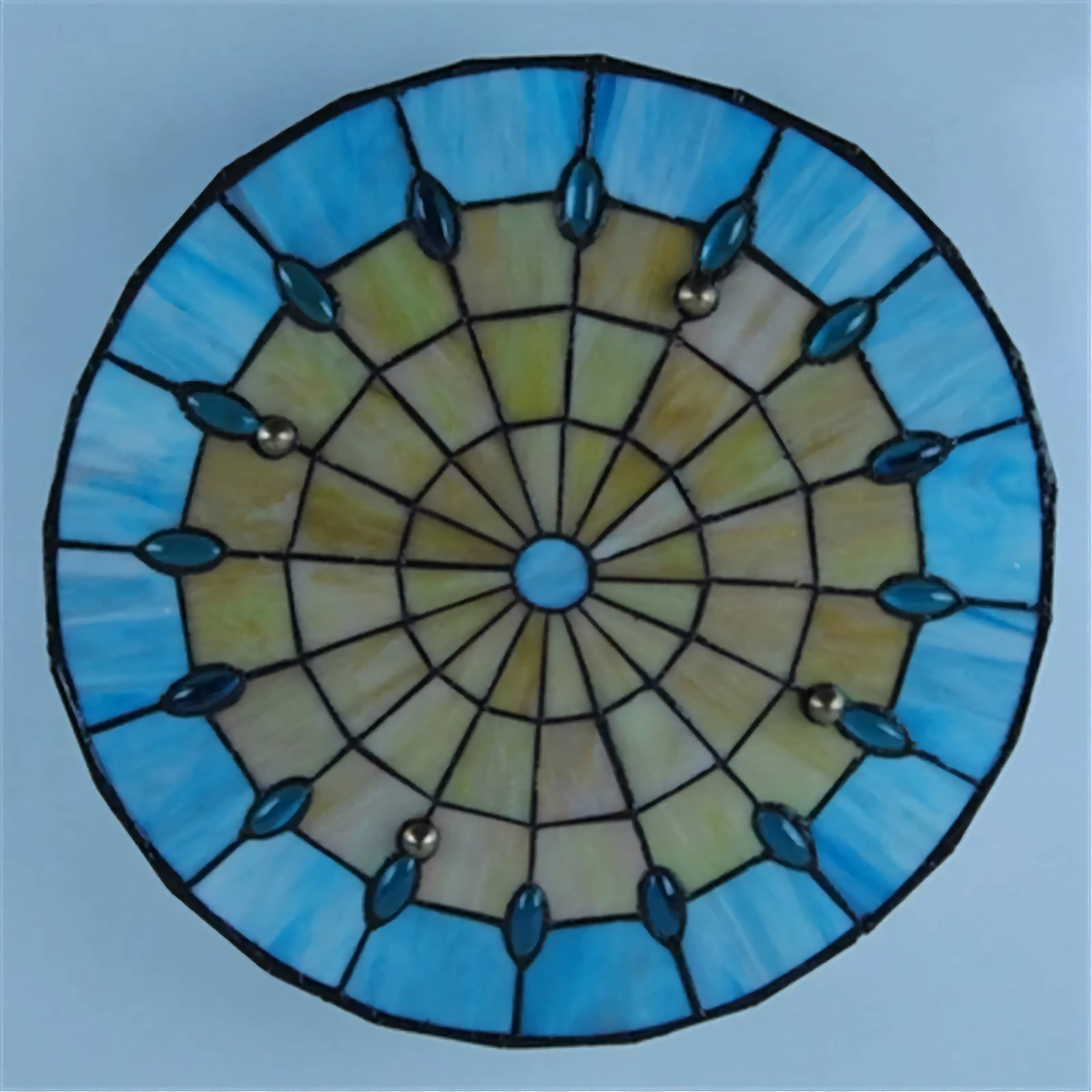 BLUE TIFFANY CEILING LAMPS