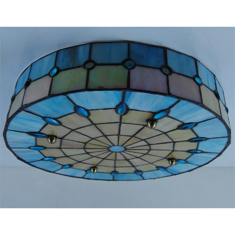 BLUE TIFFANY CEILING LAMPS