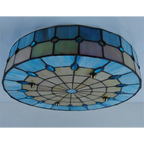 BLUE TIFFANY CEILING LAMPS