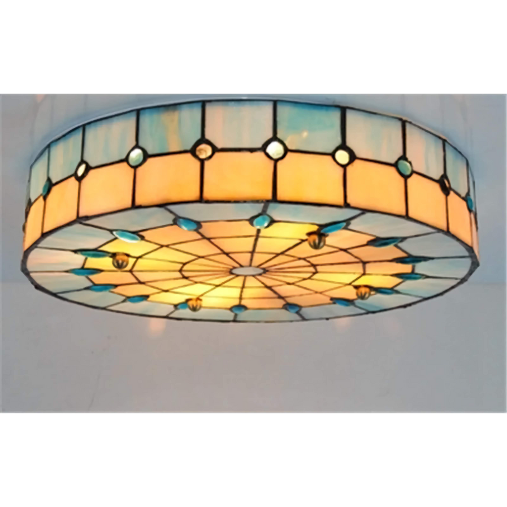 BLUE TIFFANY CEILING LAMPS