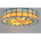 BLUE TIFFANY CEILING LAMPS