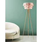 BOHEMIAN TASSEL FLOOR LAMP IN ORGANIC COTTON | CLPJ501