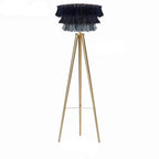 BOHEMIAN TASSEL FLOOR LAMP IN ORGANIC COTTON | CLPJ501