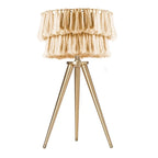BOHEMIAN TASSEL TABLE LAMP IN ORGANIC COTTON | CLPJ500