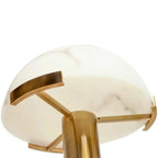 BRASS AND ALABASTER WALL SCONCE | CL024CH
