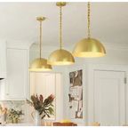 Brass DOME PENDANT LIGHT | DESIGN CLSS8500