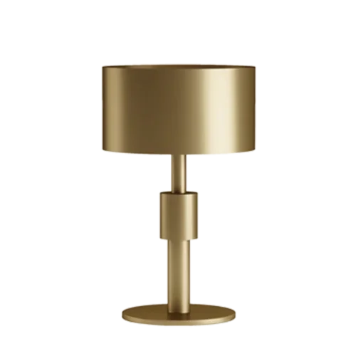 BRASS DRUM TABLE LAMP | CLXCFTSA0