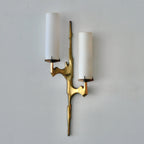 BRASS & GLASS WALL SCONCE | CLHGT0555