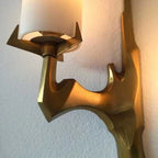 BRASS & GLASS WALL SCONCE | CLHGT0555