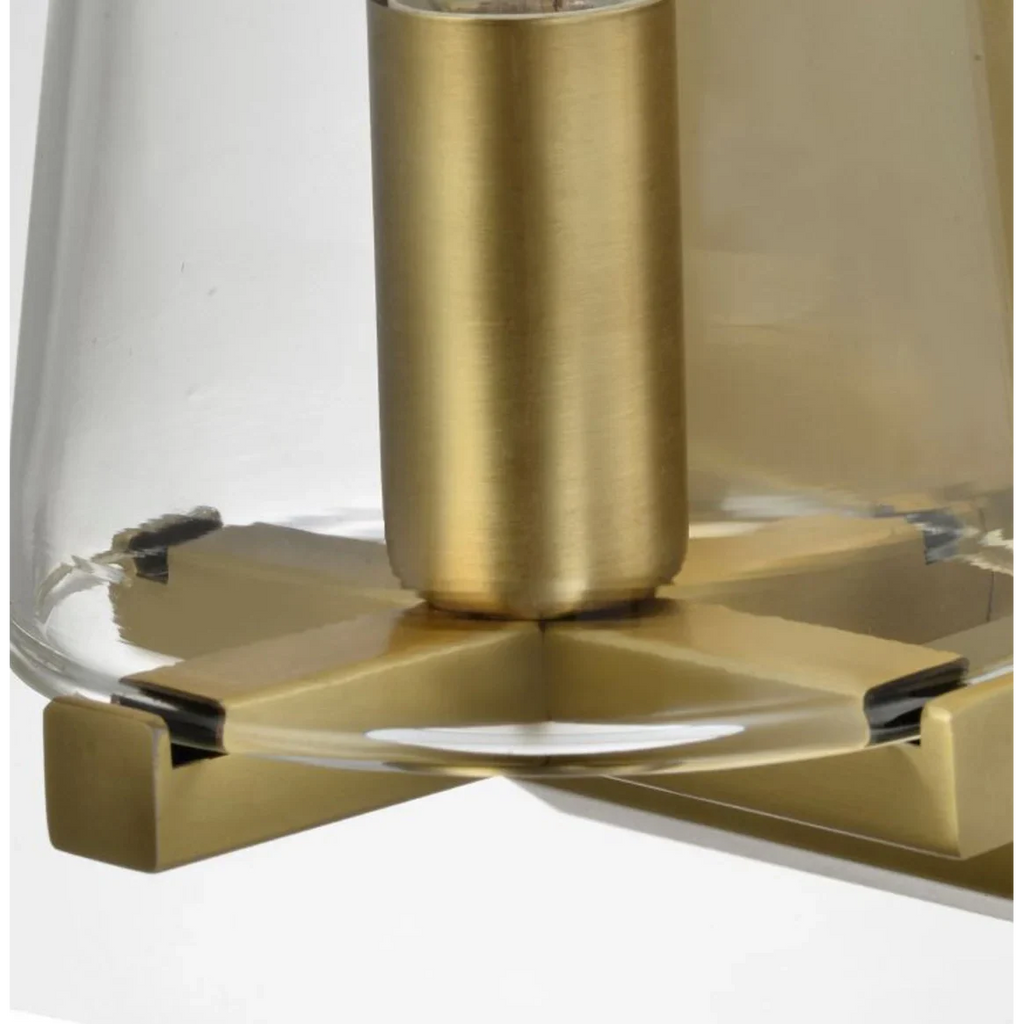 BRASS GLASS WALL SCONCE | DESIGN CLHG8250