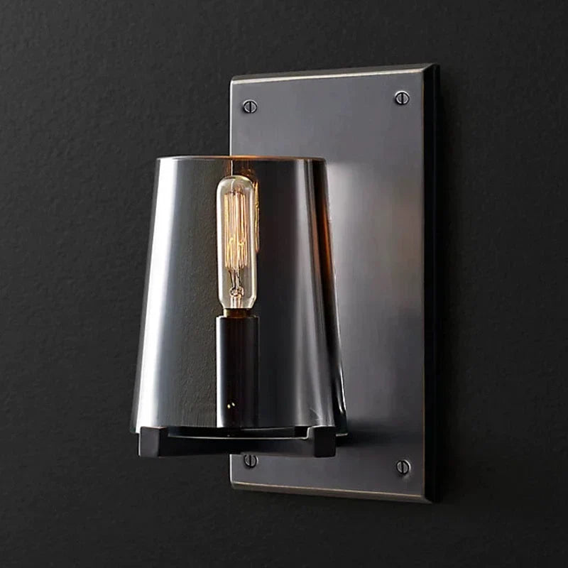 BRASS GLASS WALL SCONCE | DESIGN CLHG8250