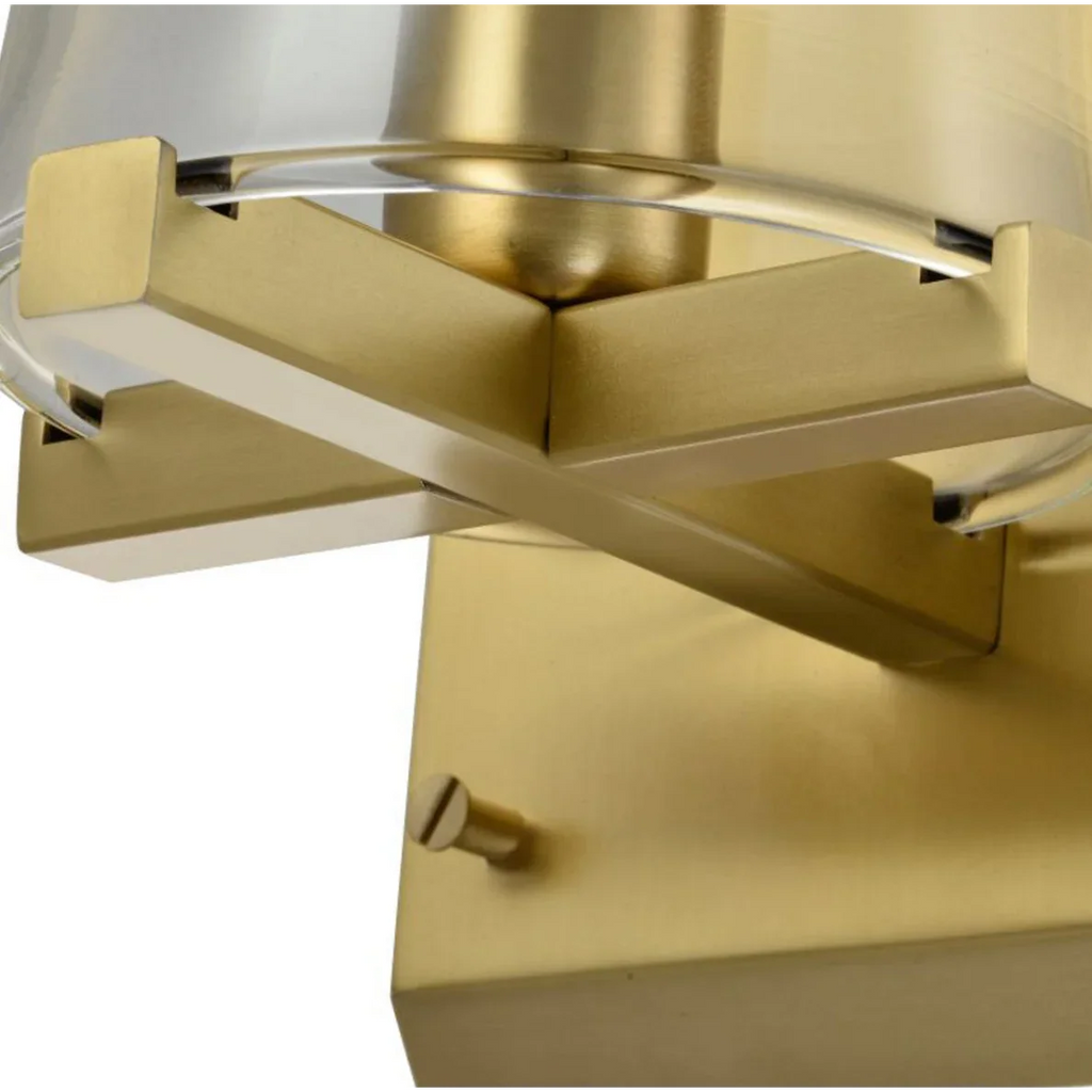 BRASS GLASS WALL SCONCE | DESIGN CLHG8250