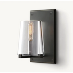 Black GLASS WALL SCONCE | DESIGN CLHG8250B