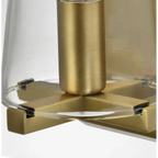 Black GLASS WALL SCONCE | DESIGN CLHG8250B