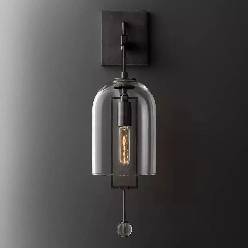 BRASS AND GLASS WALL SCONCES | DESIGN CLKS8500
