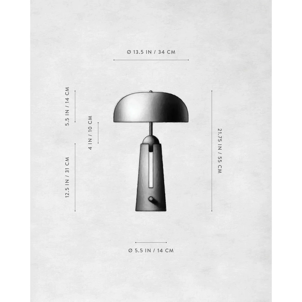 Brass Leather TABLE LAMP | DESIGN CL85076Q