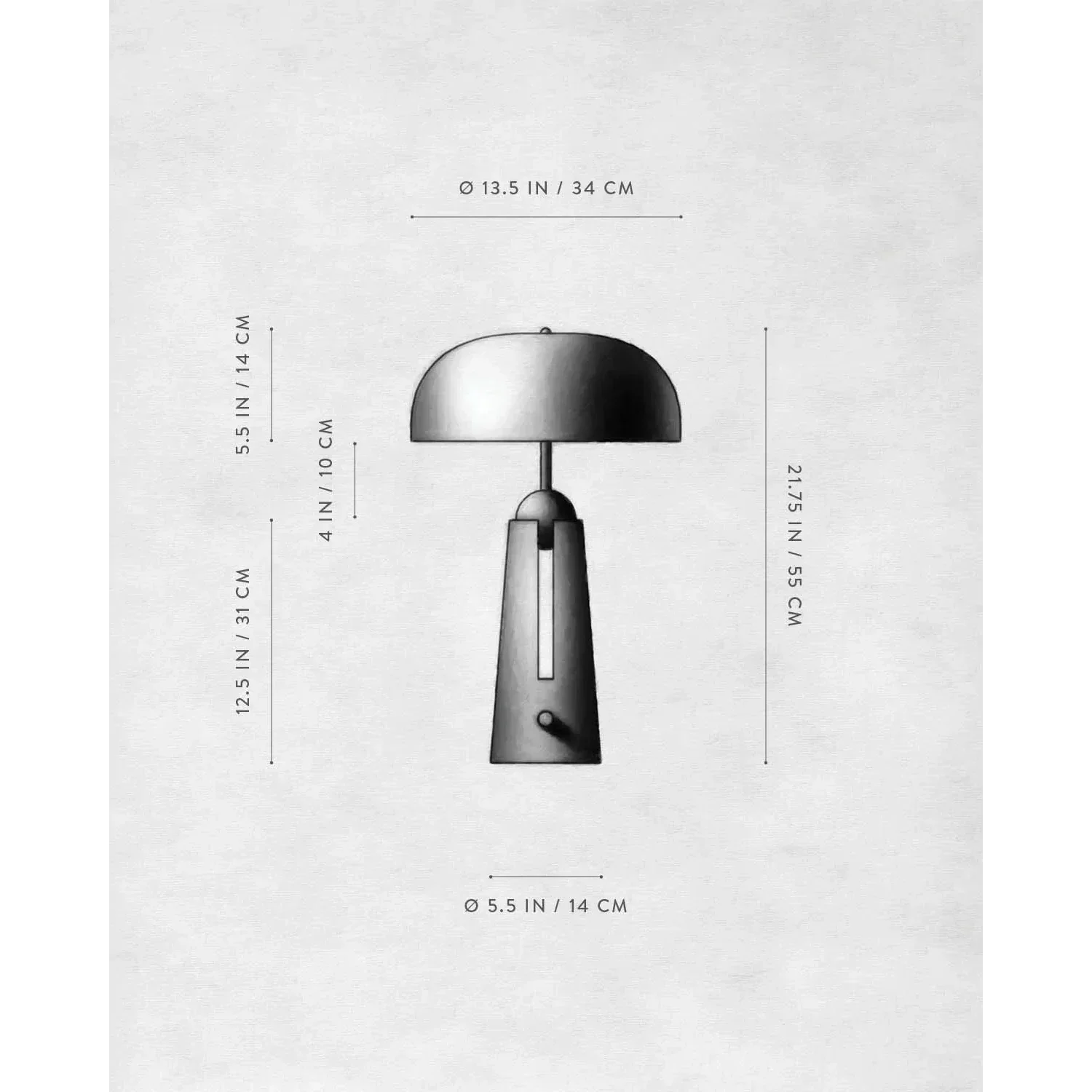 Brass Leather TABLE LAMP | DESIGN CL85076Q