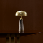 Brass Leather TABLE LAMP | DESIGN CL85076Q