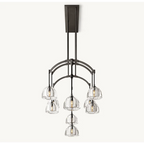 BRASS LINEAR GLASS CHANDELIER | CLHRH5820L