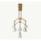 BRASS LINEAR GLASS CHANDELIER | CLHRH5820L