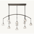 BRASS LINEAR GLASS CHANDELIER | CLHRH5820L