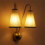 BRASS TWIN ARM WALL SCONCE | CLSHT055