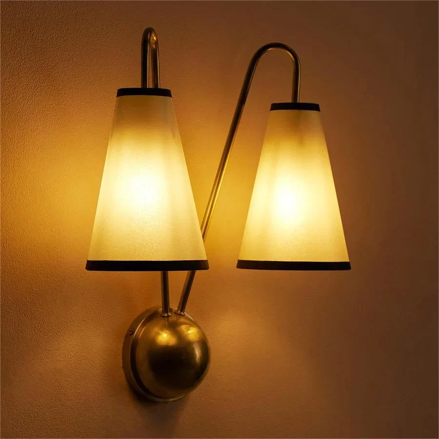 BRASS TWIN ARM WALL SCONCE | CLSHT055