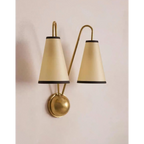 BRASS TWIN ARM WALL SCONCE | CLSHT055