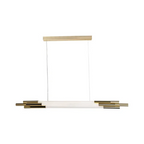 BRONZE LINEAR COPPER CHANDELIER | CLSJK054