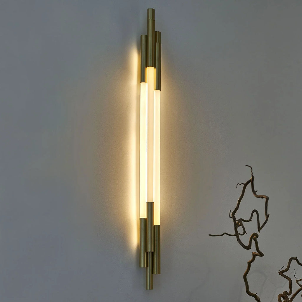 BRONZE LINEAR COPPER WALL LAMP | CLSJK0545