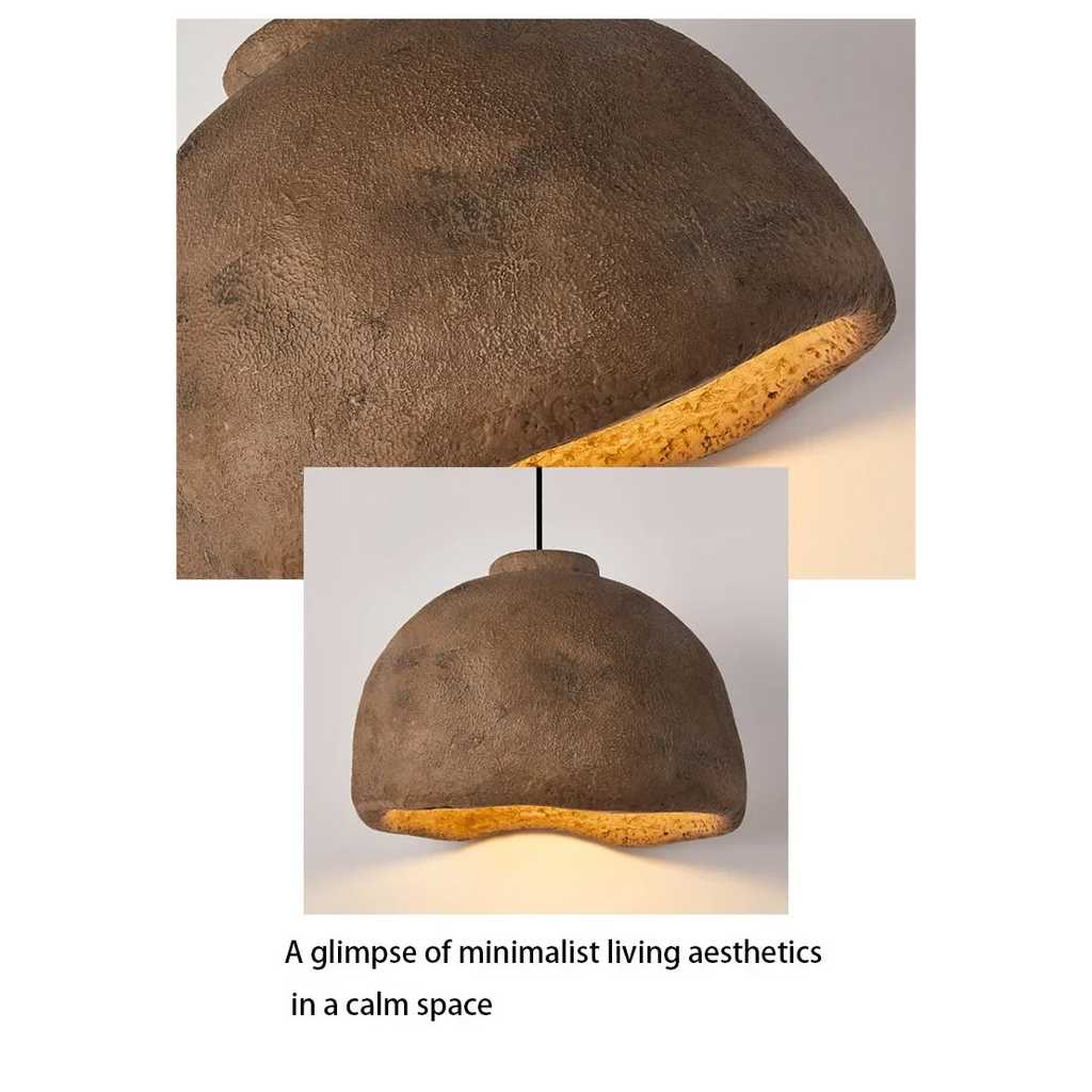 BROWN EARTH TONES WABI-SABI PENDANT LIGHTING | DESIGN CL852200