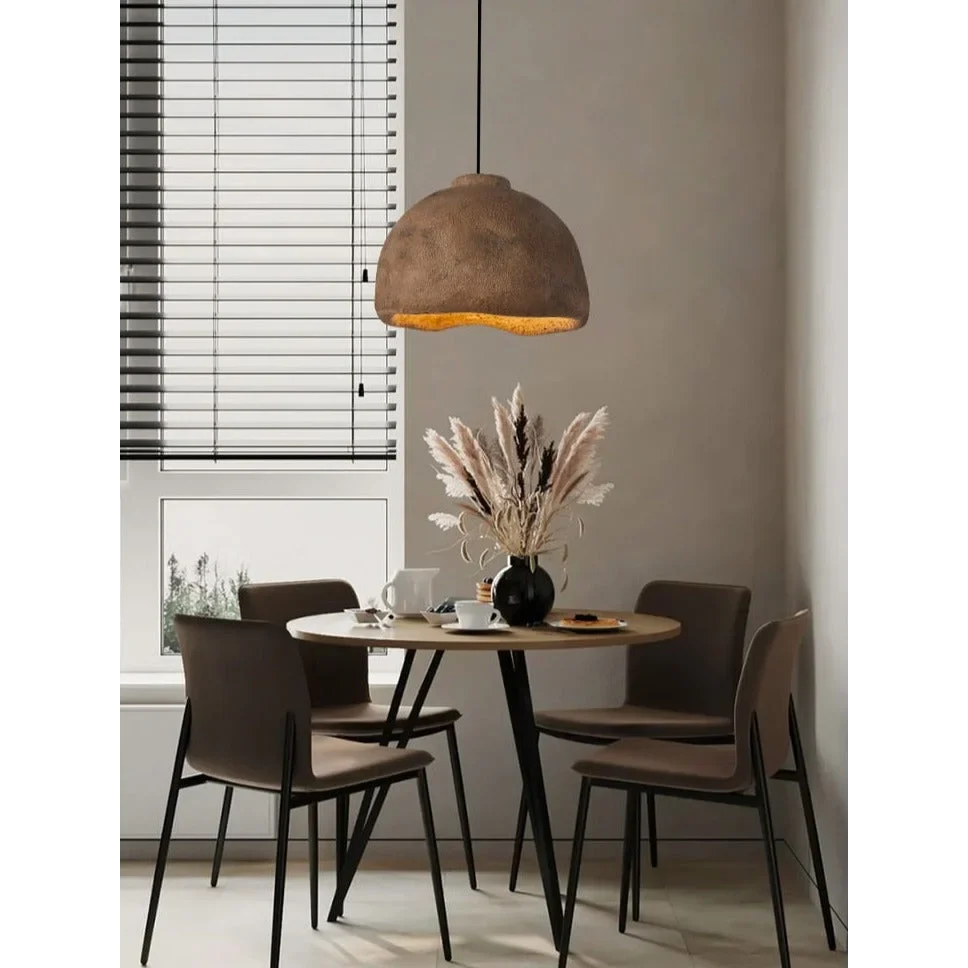 BROWN EARTH TONES WABI-SABI PENDANT LIGHTING | DESIGN CL852200