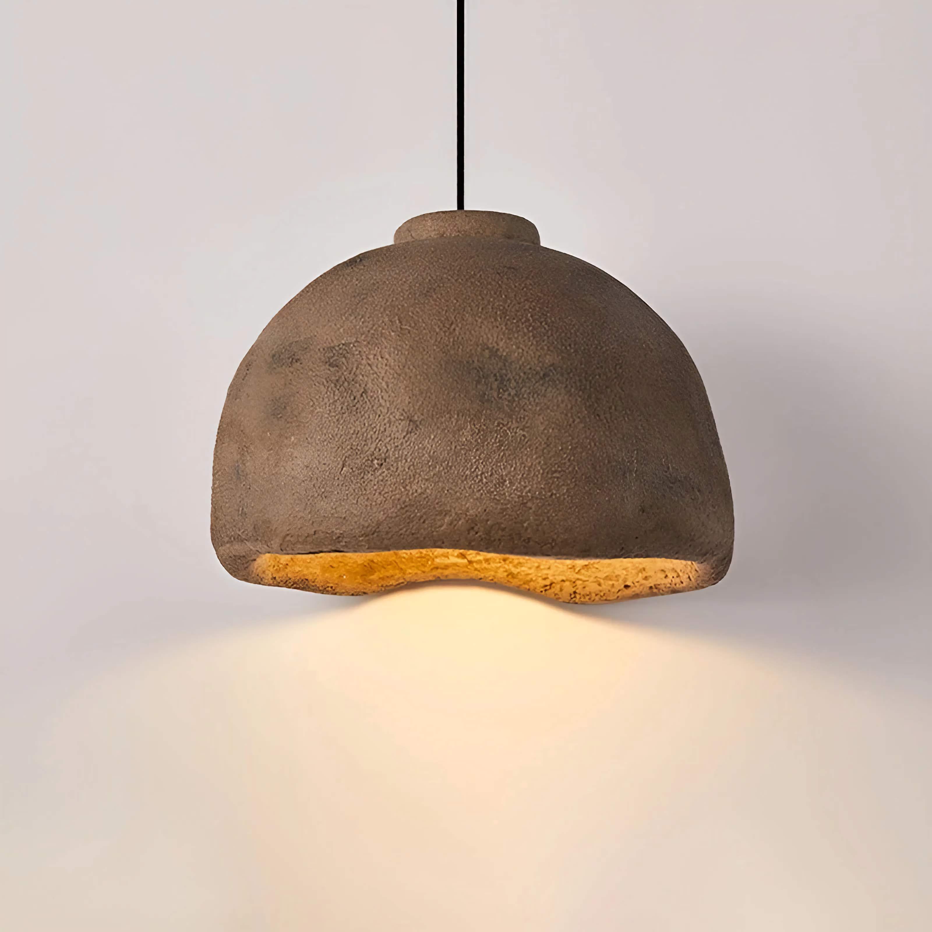 BROWN EARTH TONES WABI-SABI PENDANT LIGHTING | DESIGN CL852200