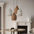 BROWN EARTH TONES WABI-SABI PENDANT LIGHTING | DESIGN CL852200