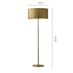 BRUSHED BRASS FLOOR LAMP | CLSEW025