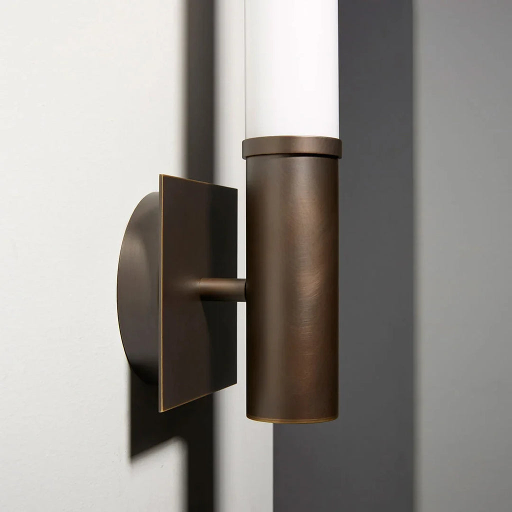 BRUSHED BRONZE TUBE SCONCE | CLSTUV02F