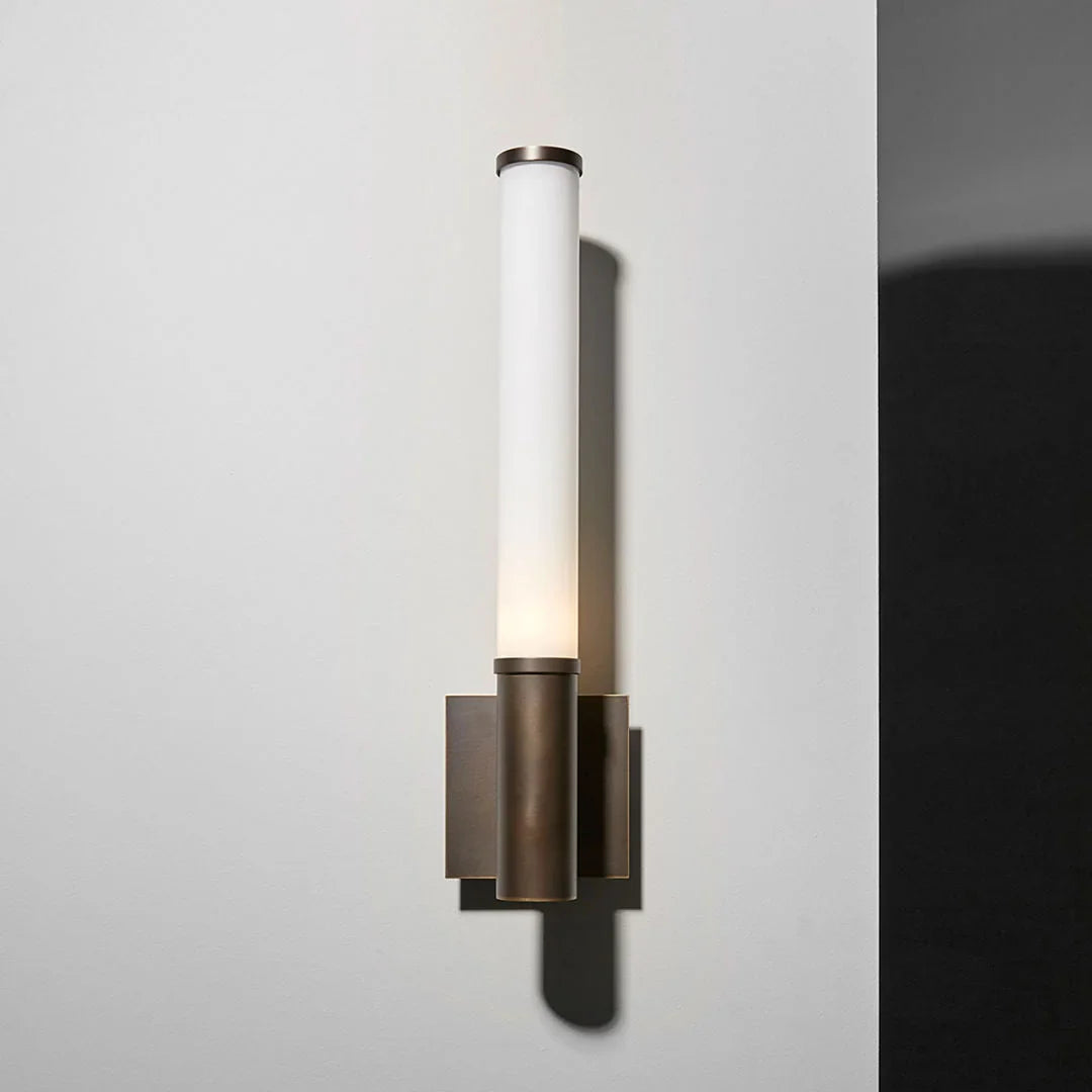 BRUSHED BRONZE TUBE SCONCE | CLSTUV02F
