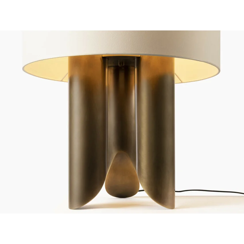 BRUSHED COPPER BASE TABLE LAMP | CLFGRTJ025
