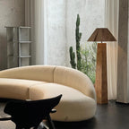 BURL WOOD FLOOR LAMP | CLBURL02S5