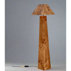 BURL WOOD FLOOR LAMP | CLBURL02S5