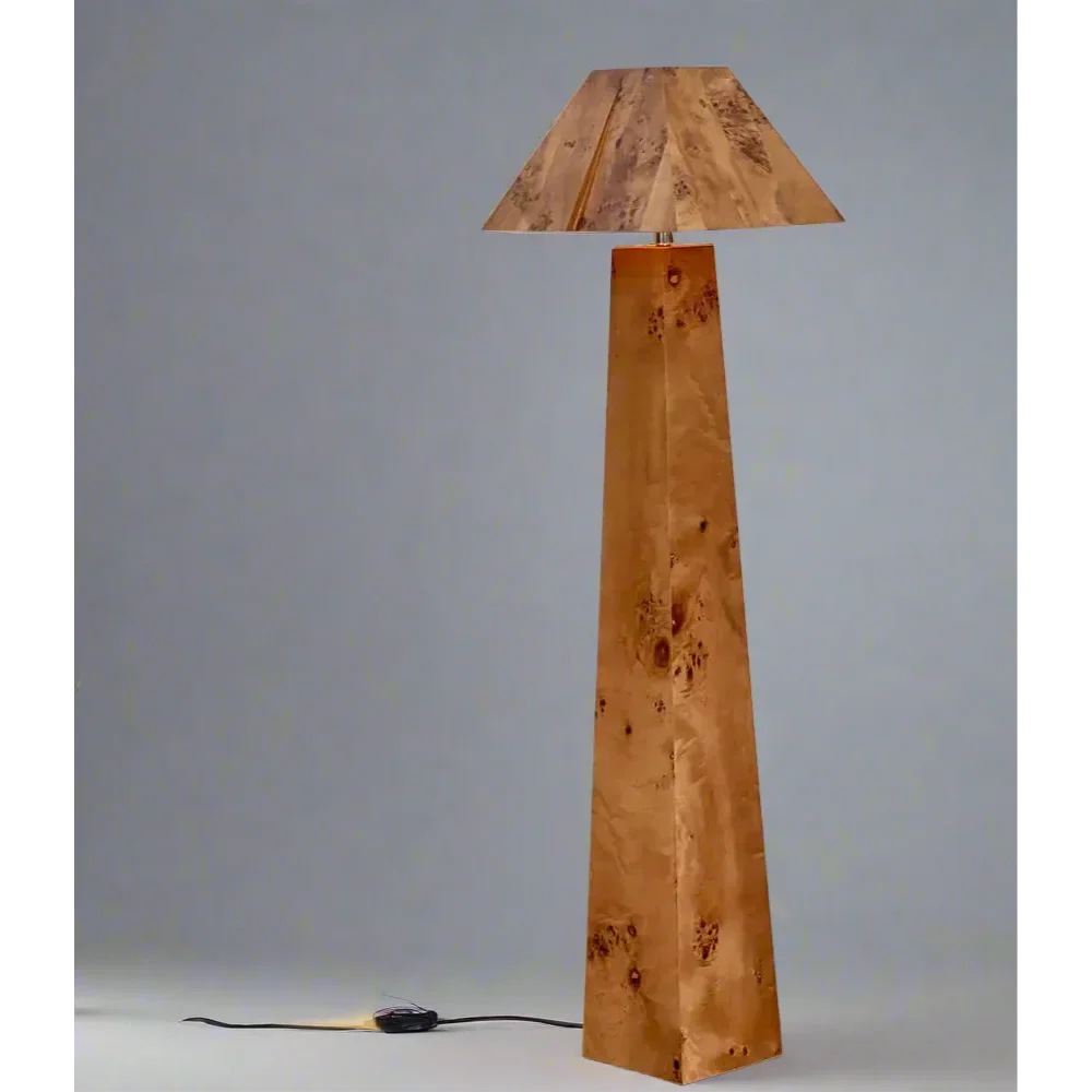 BURL WOOD FLOOR LAMP | CLBURL02S5