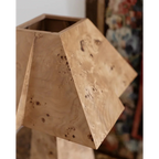 BURL WOOD TABLE LAMP | CLBURL036D