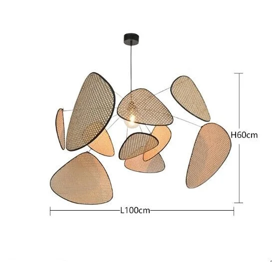 CANNAGE WOVEN RATTAN CEILING LAMP | CL9996302XN